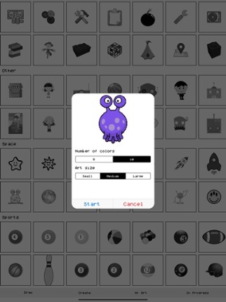 Pixel by Number vla screenshot