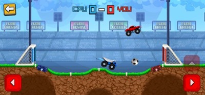 Pixel Cars. Soccer Image