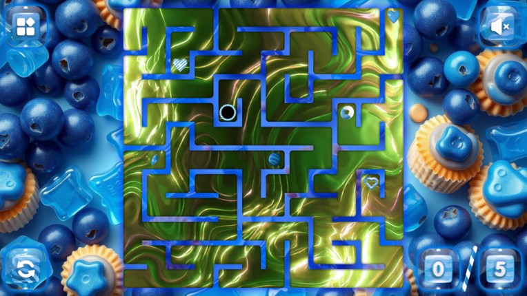 Sweetie Candy Maze: Blueberry screenshot