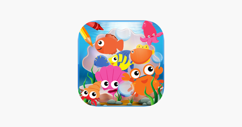 Underwater Paint Game - Fun sea world artstudio Game Cover