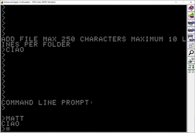 VISUAL APPLE II OS ENCRYPTED screenshot