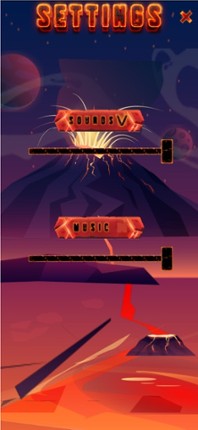 Volcano Color Lines - Match 5 screenshot