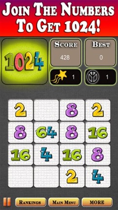 1024 -The Little Brother of 2048, Free Puzzle Game screenshot