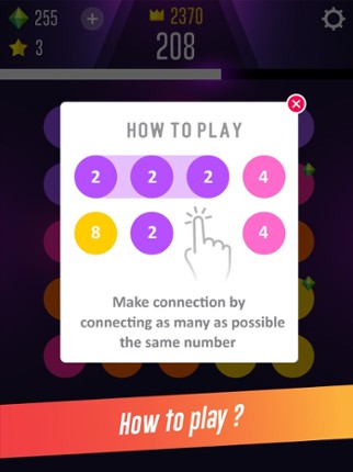 2048 connect: 2 &amp; 2 game Image