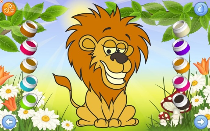 Animals - Connect the Dots and Add Colors - Free screenshot