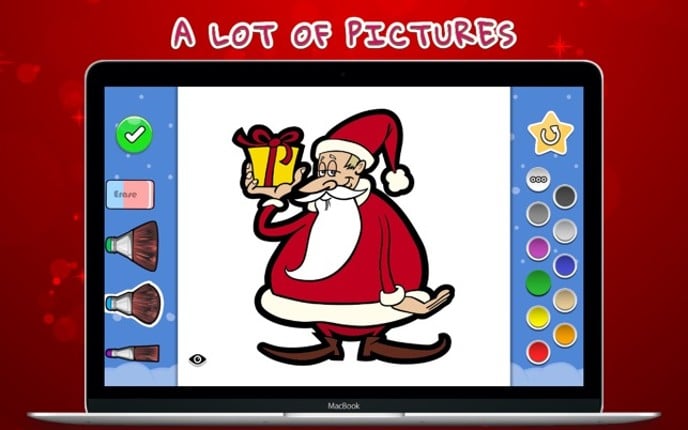 Coloring Book - Santa screenshot