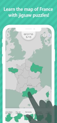 France Map Puzzle Image