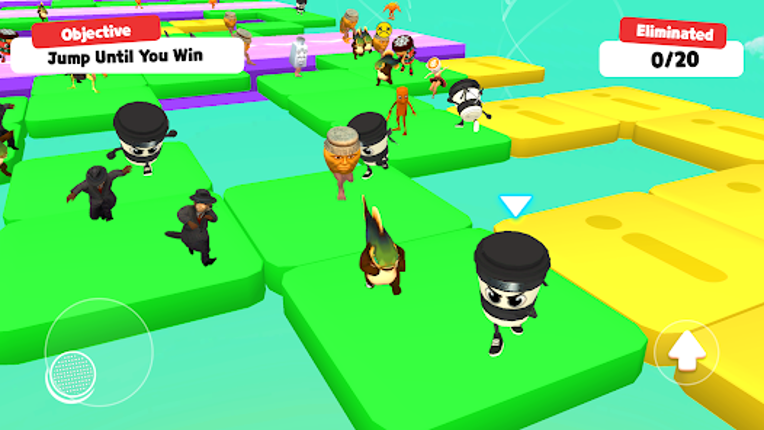 Silly Guys Race: Fall & Run Image