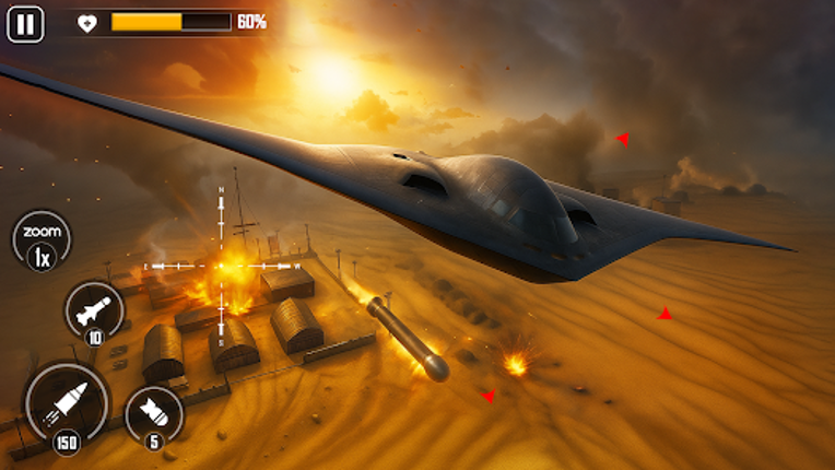 War Drone Strike 3D Image