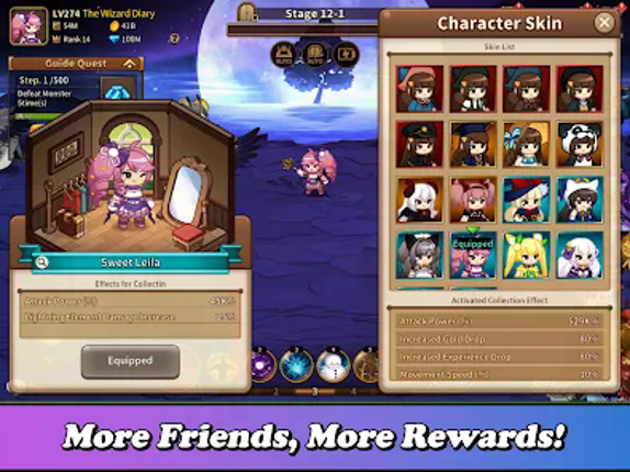 The Wizard Diary : Idle RPG screenshot