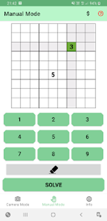 Sudoku Solver (Camera) screenshot