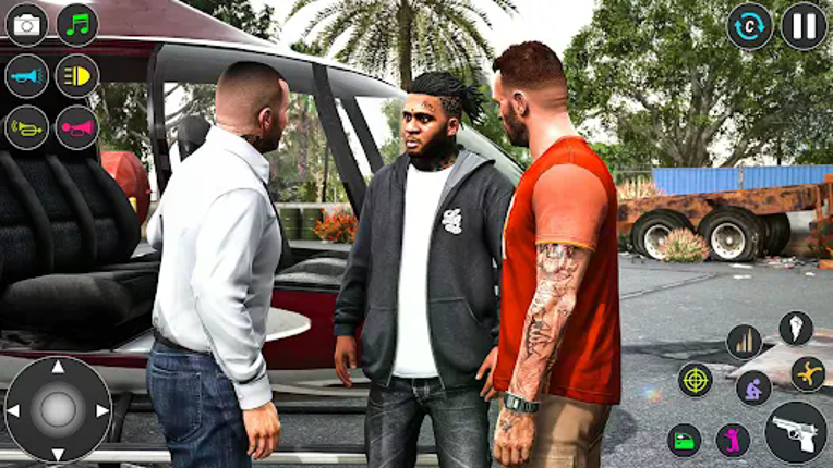 Open World City Mafia Car Game screenshot