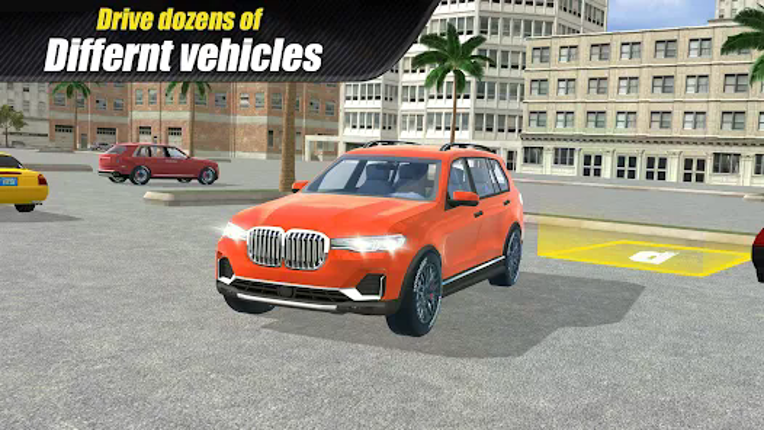 Real Car Driving School Game Image