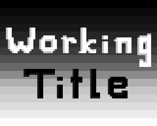 Games like Working Title