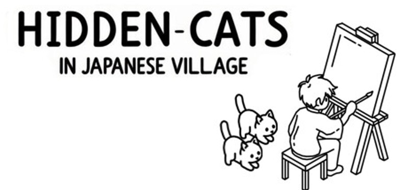 Hidden Cats In Japanese Village Image