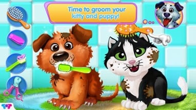 Kitty &amp; Puppy: Love Story Image