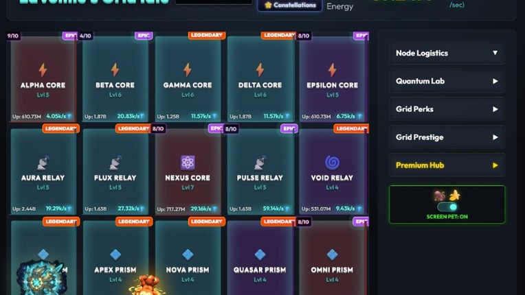 LaVonne's Grid Idle screenshot