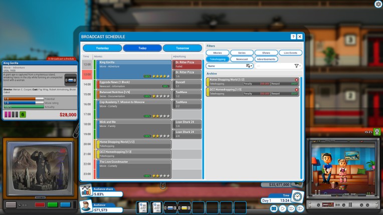 Mad Television Tycoon screenshot