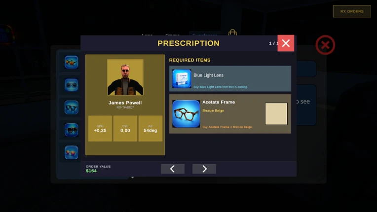 Optical Shop Simulator screenshot