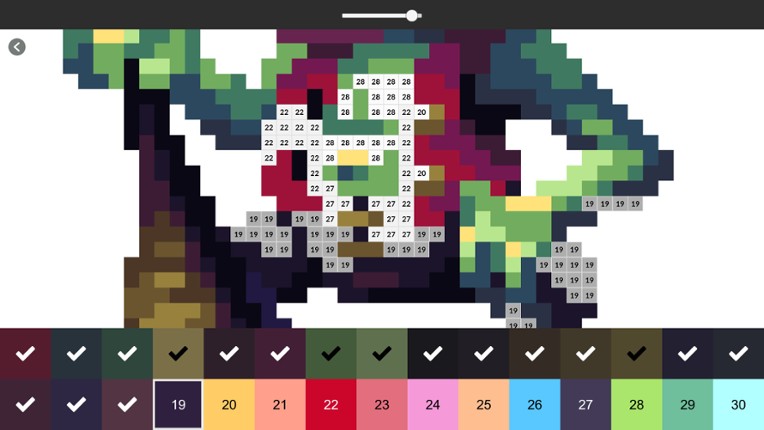 Pixel Art Monster - Color by Number screenshot