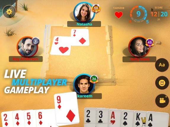 Tarneeb Masters - لعبة طرنيب screenshot