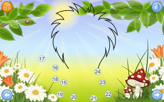 Animals - Connect the Dots and Add Colors - Free screenshot