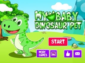 Bella's playtime with dinosaur Image