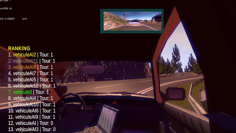 car game in the forest 4 screenshot