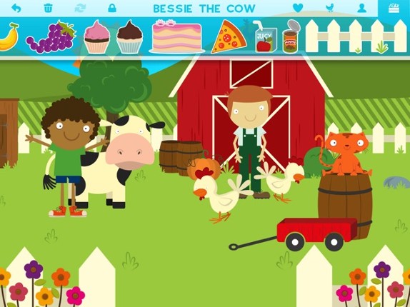 Farm Story Maker Activity Game for Kids and Toddlers Free screenshot