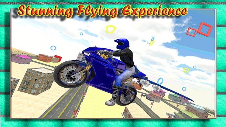 Flying Bike 2016 – Moto Racer Driving Adventure with Air Plane Controls screenshot