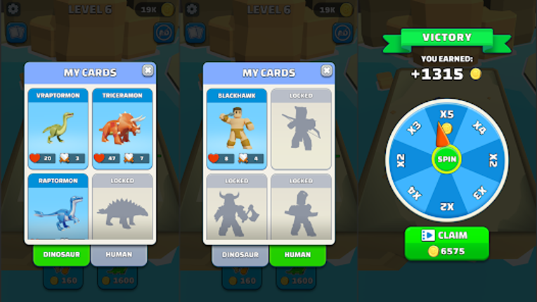 Merge Dinosaurs screenshot