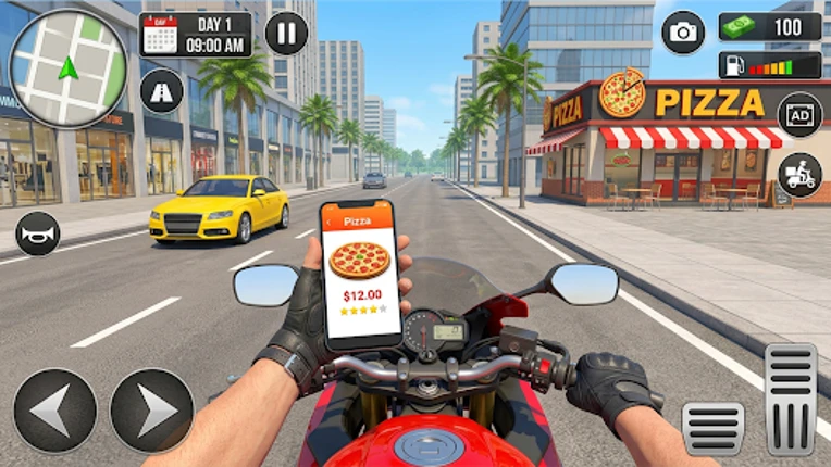 Delivery Boy:Bike Wheelie Game screenshot
