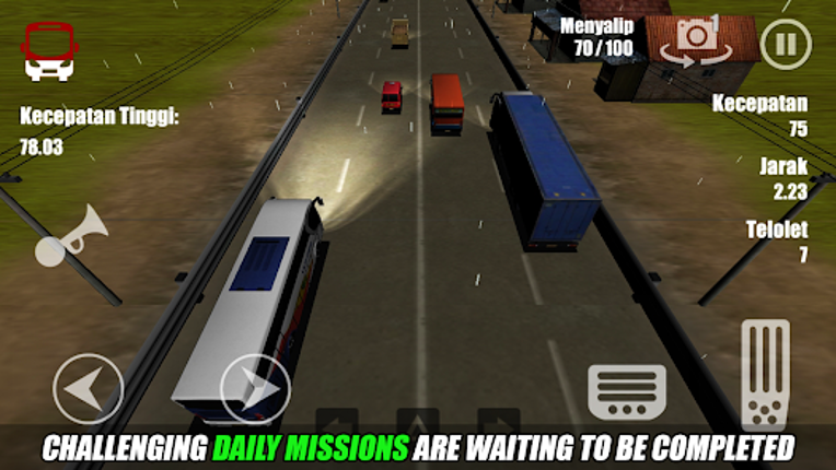Telolet Bus Driving 3D screenshot