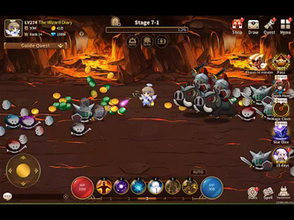 The Wizard Diary : Idle RPG screenshot
