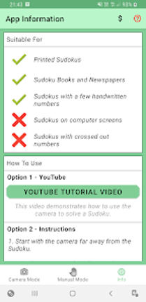 Sudoku Solver (Camera) screenshot