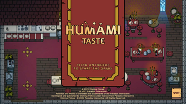 Humami taste screenshot