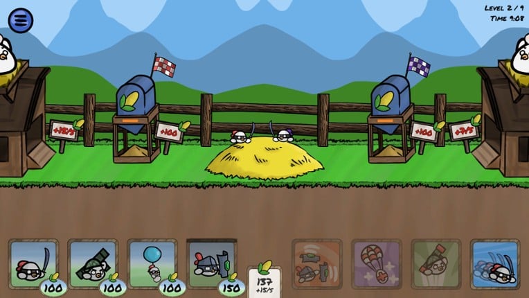 Hungry Chicks - Battle Farm screenshot