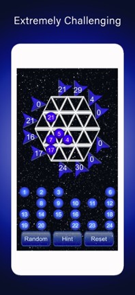 Magic Hexagon Number Puzzle screenshot