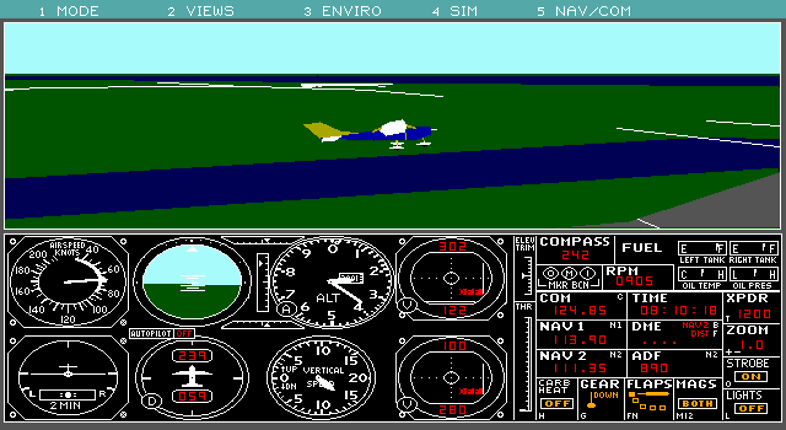 Microsoft Flight Simulator 3.0 screenshot