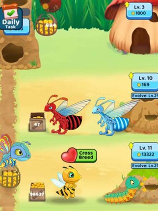 Monster vs Ant -battle & build screenshot
