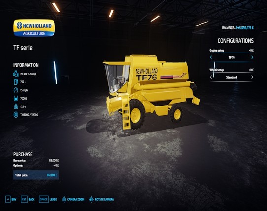 New Holland TF 76 /78 Image