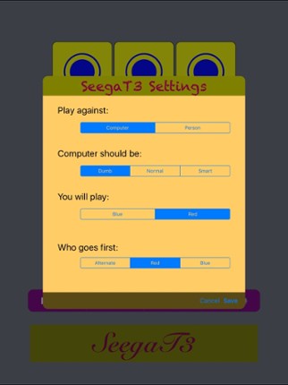 SeegaT3 - Modern 3x3 Seega screenshot