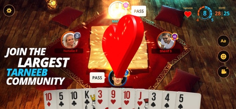 Tarneeb Masters - لعبة طرنيب screenshot