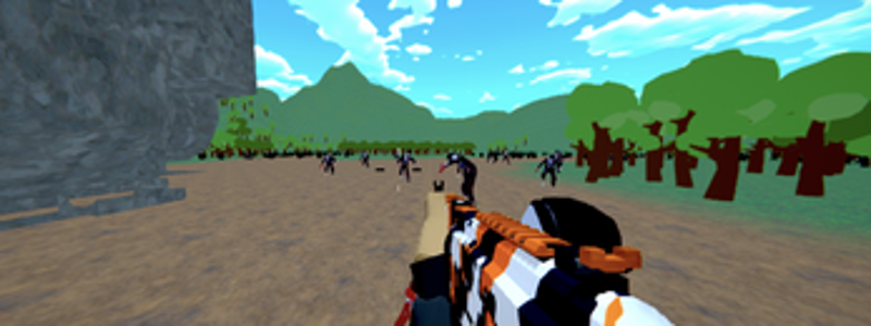 The gun ai test -zombie Image