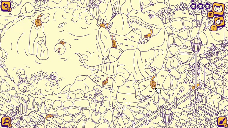 Cats and Seek : Dino Park screenshot