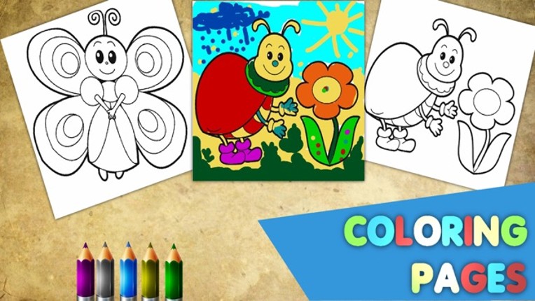 Coloring book for little girls. HD Lite Image