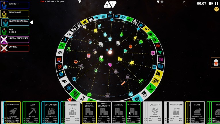 Cosmopoly screenshot