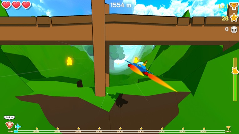 Fly Over! 100KM! Mountains! screenshot