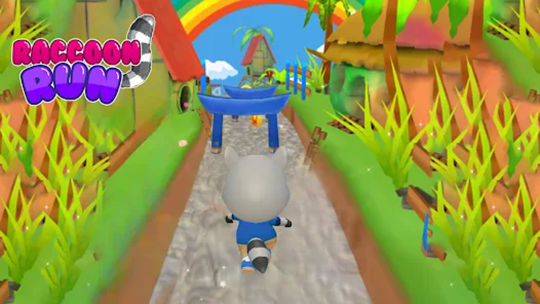 Raccoon Fun Run: Running Games Image