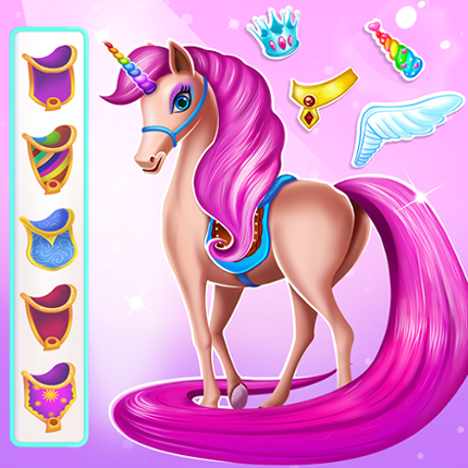 Unicorn Pony Horse Care Game Image